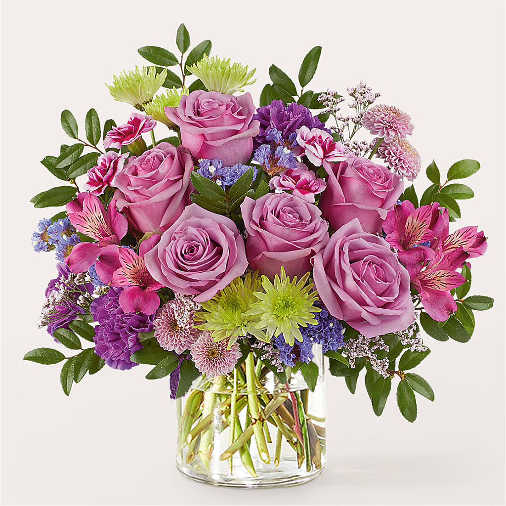 Glass Half Full Bouquet –  Central Market Florist #138, Latham NY