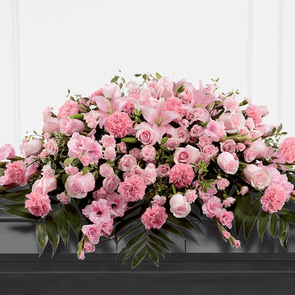 Garden of Comfort Casket Spray (Standard) –  Central Market Florist #138, Latham NY