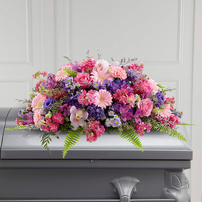 Glorious Garden Casket Spray –  Central Market Florist #138, Latham NY