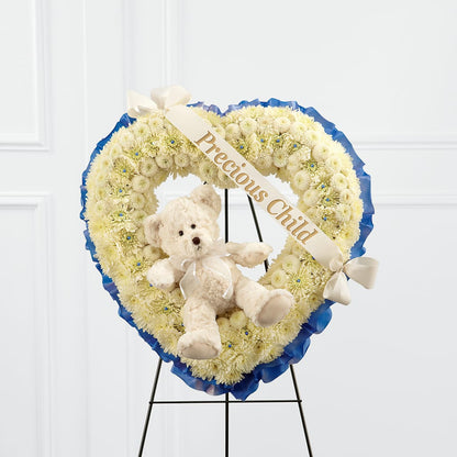 Precious Child Standing Heart –  Central Market Florist #138, Latham NY