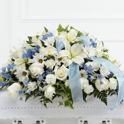 Tender Treasure Casket Spray –  Central Market Florist #138, Latham NY