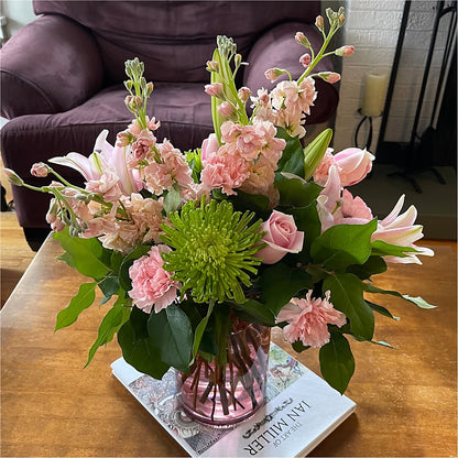 Pretty in Pink Bouquet –  Central Market Florist #138, Latham NY