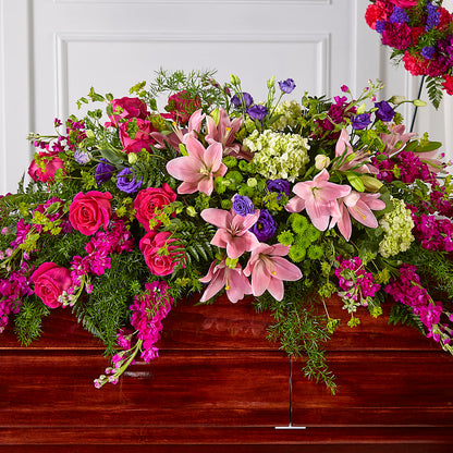 Radiant Tribute Casket Spray –  Central Market Florist #138, Latham NY