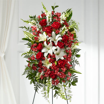 Everlasting Memory Standing Spray –  Central Market Florist #138, Latham NY