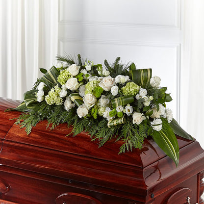 Hopeful Gesture Casket Spray –  Central Market Florist #138, Latham NY