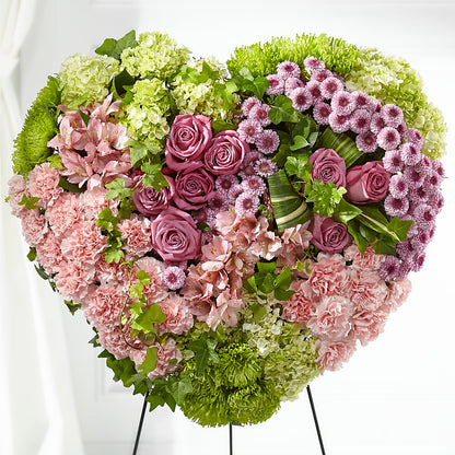 Heartwarming Standing Heart –  Central Market Florist #138, Latham NY