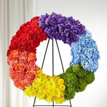 Circle of Love Wreath –  Central Market Florist #138, Latham NY