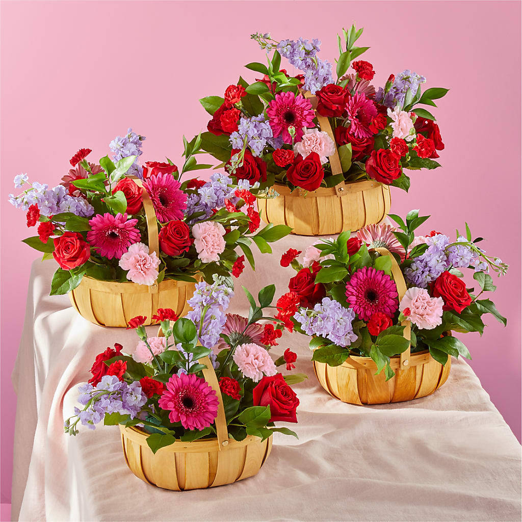Pink Picnic Basket –  Central Market Florist #138, Latham NY
