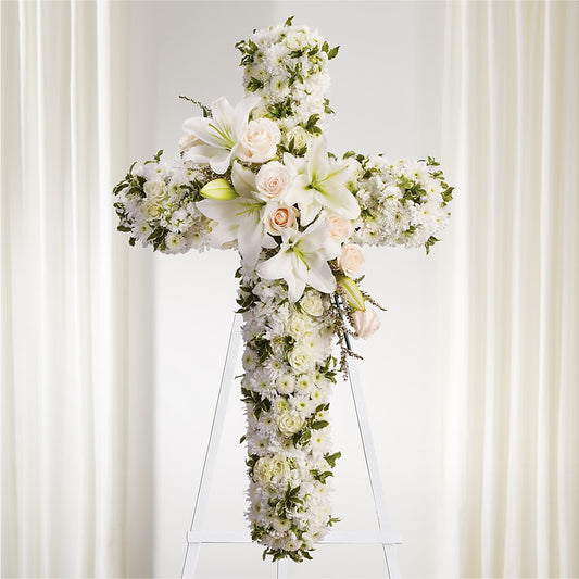 Spiritual Guidance Standing Spray –  Central Market Florist #138, Latham NY