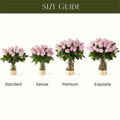 Picture Perfect Pink Rose Bouquet –  Central Market Florist #138, Latham NY