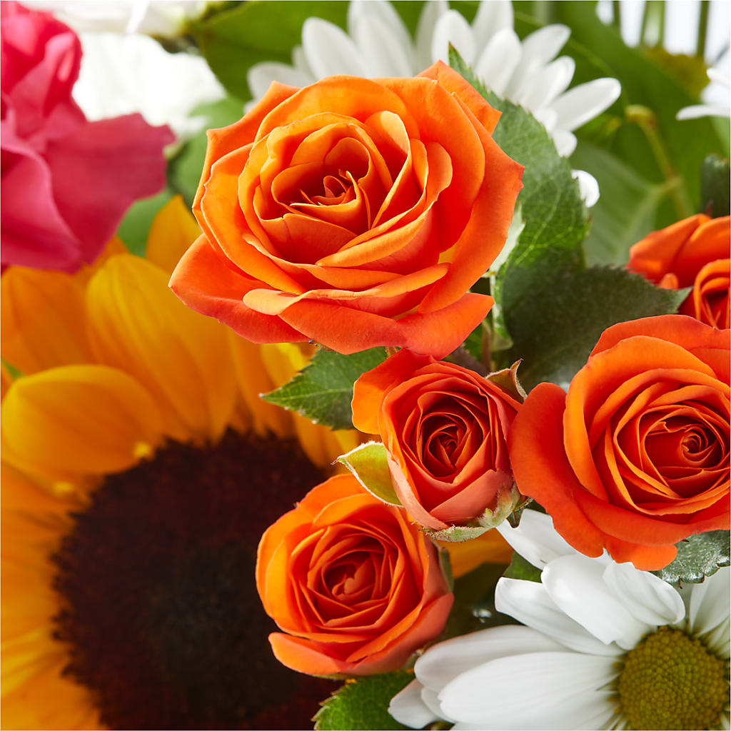 Sun-drenched Blooms Bouquet –  Central Market Florist #138, Latham NY