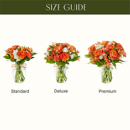 Apricot Glow Bouquet –  Central Market Florist #138, Latham NY