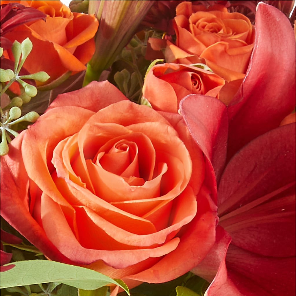 Crimson Leaves Bouquet –  Central Market Florist #138, Latham NY