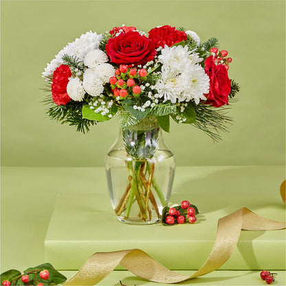 Chance of Flurries Bouquet –  Central Market Florist #138, Latham NY