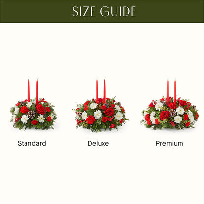 Holiday Soiree Centerpiece –  Central Market Florist #138, Latham NY