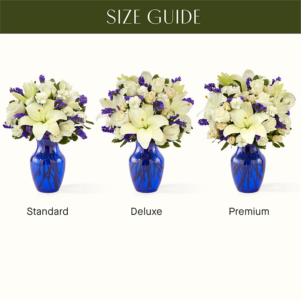 Sapphire Rush Bouquet –  Central Market Florist #138, Latham NY