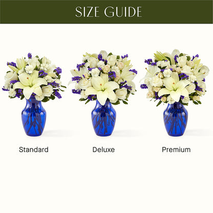 Sapphire Rush Bouquet –  Central Market Florist #138, Latham NY