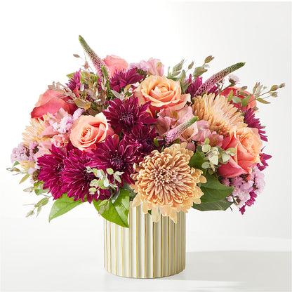 Berry Cobbler Bouquet with Ivory Vase –  Central Market Florist #138, Latham NY