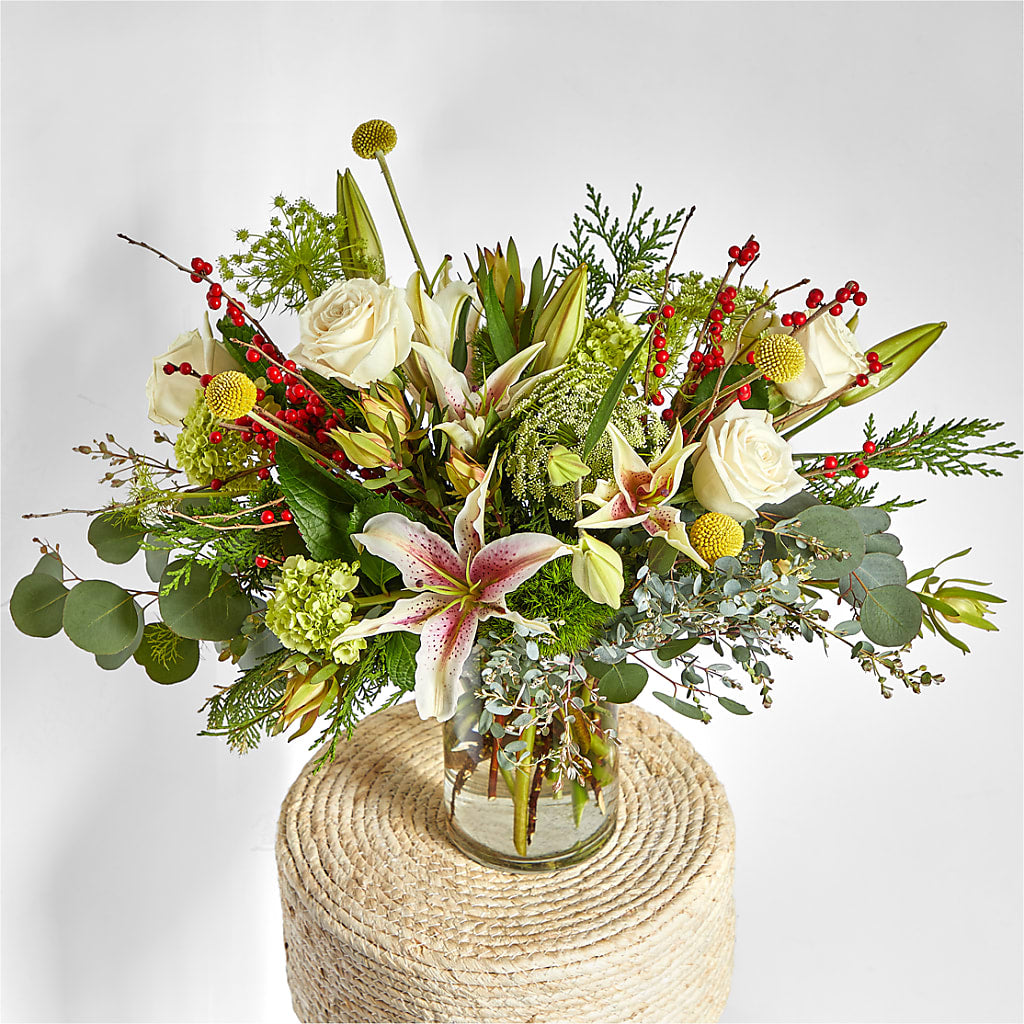 Berry & Bright Bouquet –  Central Market Florist #138, Latham NY