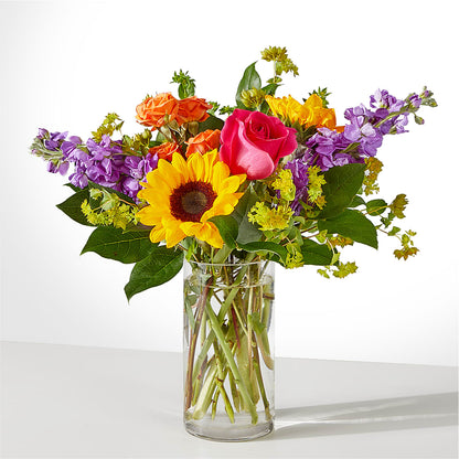 Vibrant Greetings Bouquet –  Central Market Florist #138, Latham NY