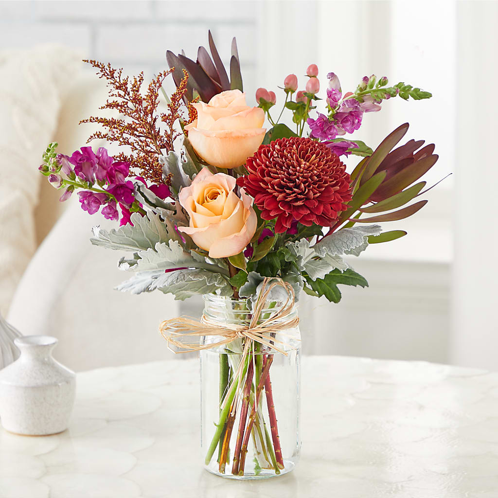 Moody Hues Bouquet –  Central Market Florist #138, Latham NY