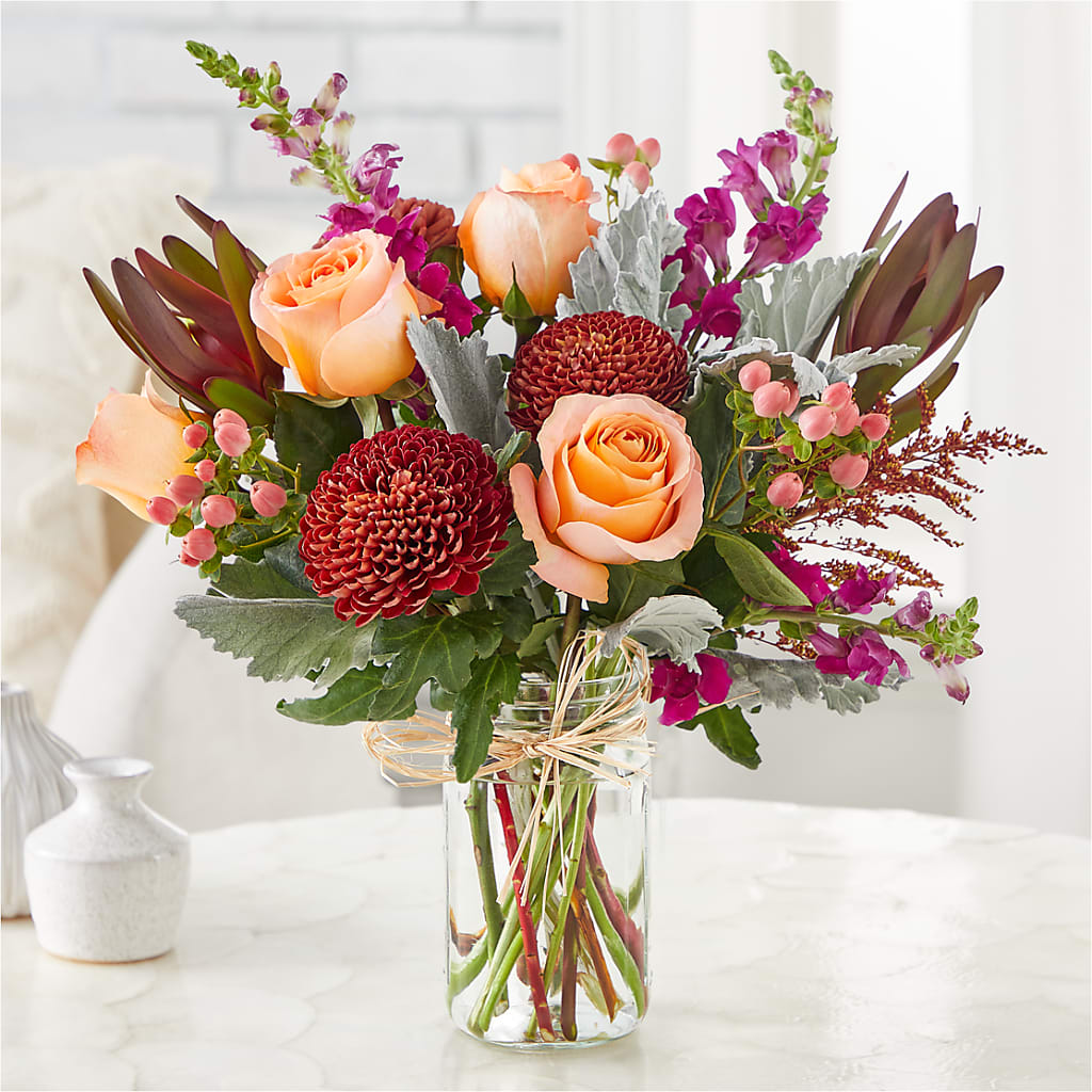 Moody Hues Bouquet –  Central Market Florist #138, Latham NY