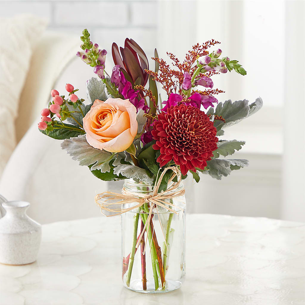 Moody Hues Bouquet –  Central Market Florist #138, Latham NY