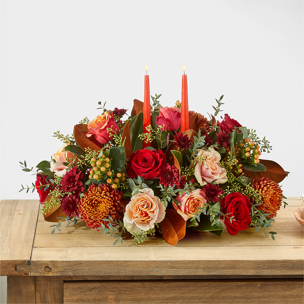 Gather Near Centerpiece –  Central Market Florist #138, Latham NY