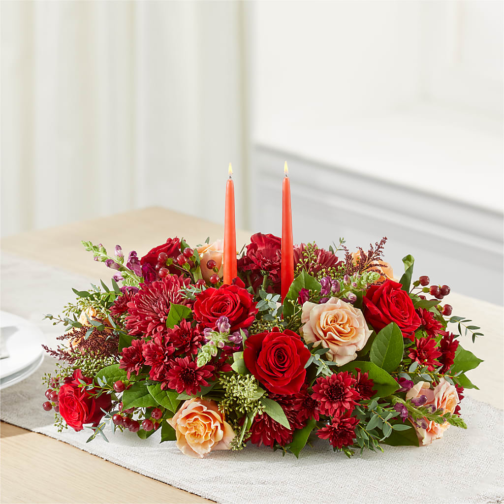 Most Thankful Centerpiece –  Central Market Florist #138, Latham NY