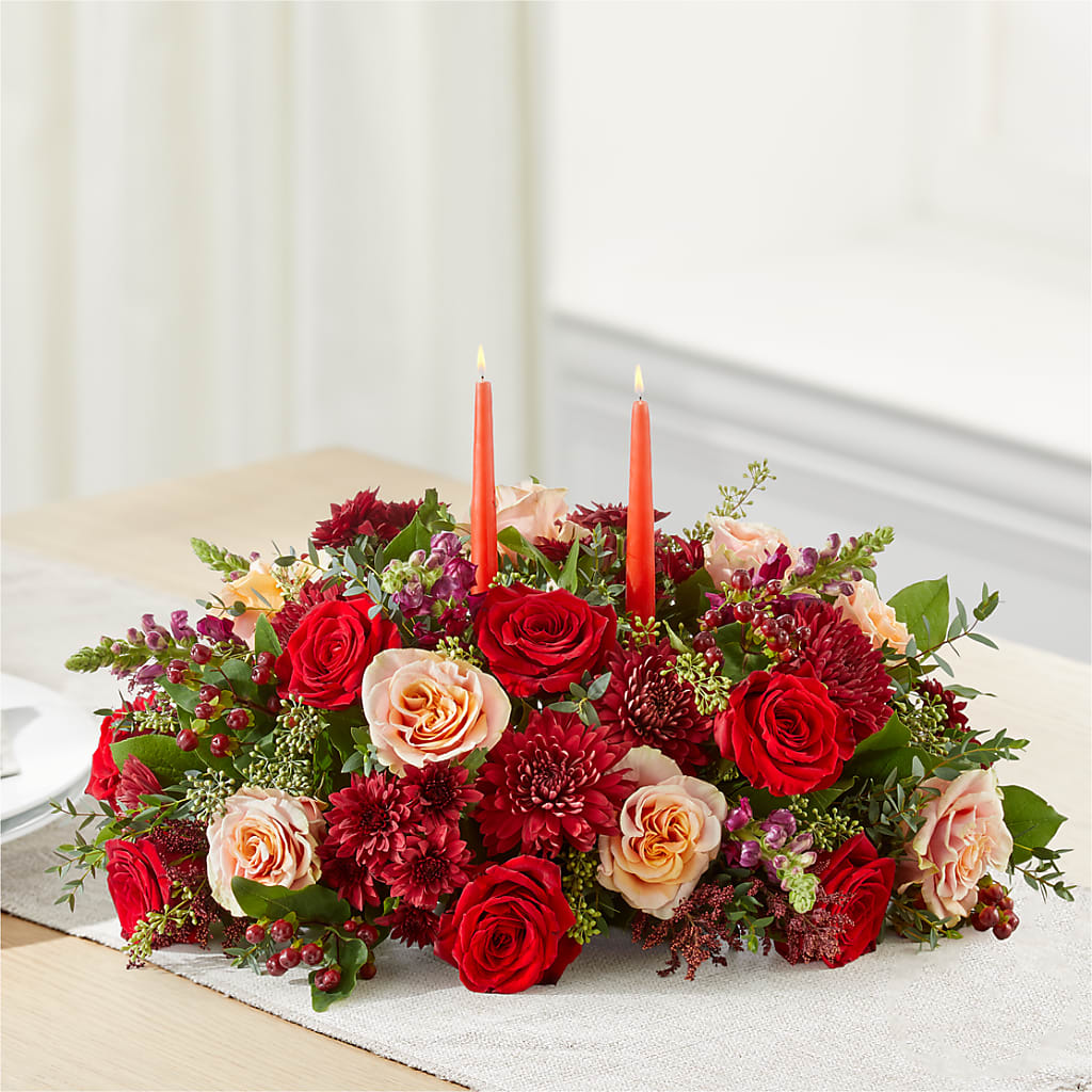 Most Thankful Centerpiece –  Central Market Florist #138, Latham NY