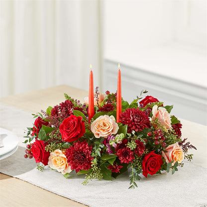 Most Thankful Centerpiece –  Central Market Florist #138, Latham NY