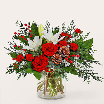Best in Snow Bouquet –  Central Market Florist #138, Latham NY