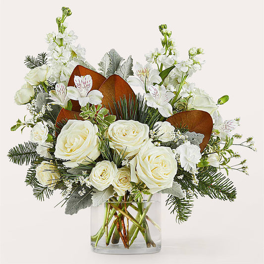 Fresh Snowfall Bouquet –  Central Market Florist #138, Latham NY