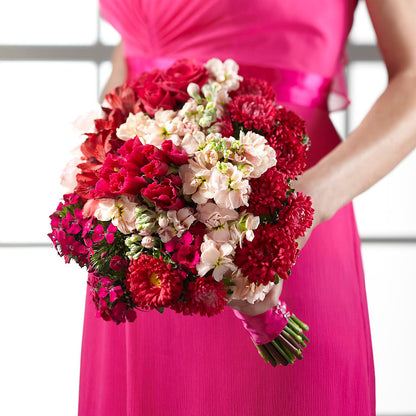 Pink Effervescence Bouquet –  Central Market Florist #138, Latham NY