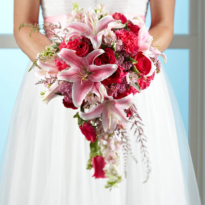 Lily & Rose Bouquet –  Central Market Florist #138, Latham NY
