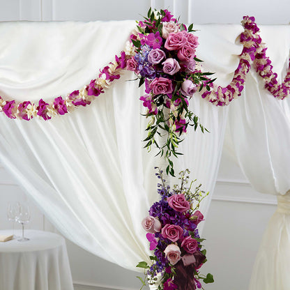 Color & Light Chuppah Decor –  Central Market Florist #138, Latham NY